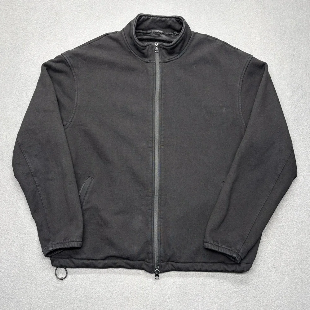 KITH Cotton Jacket Black Full Zip Pockets Mesh Lined Casual Streetwear‎